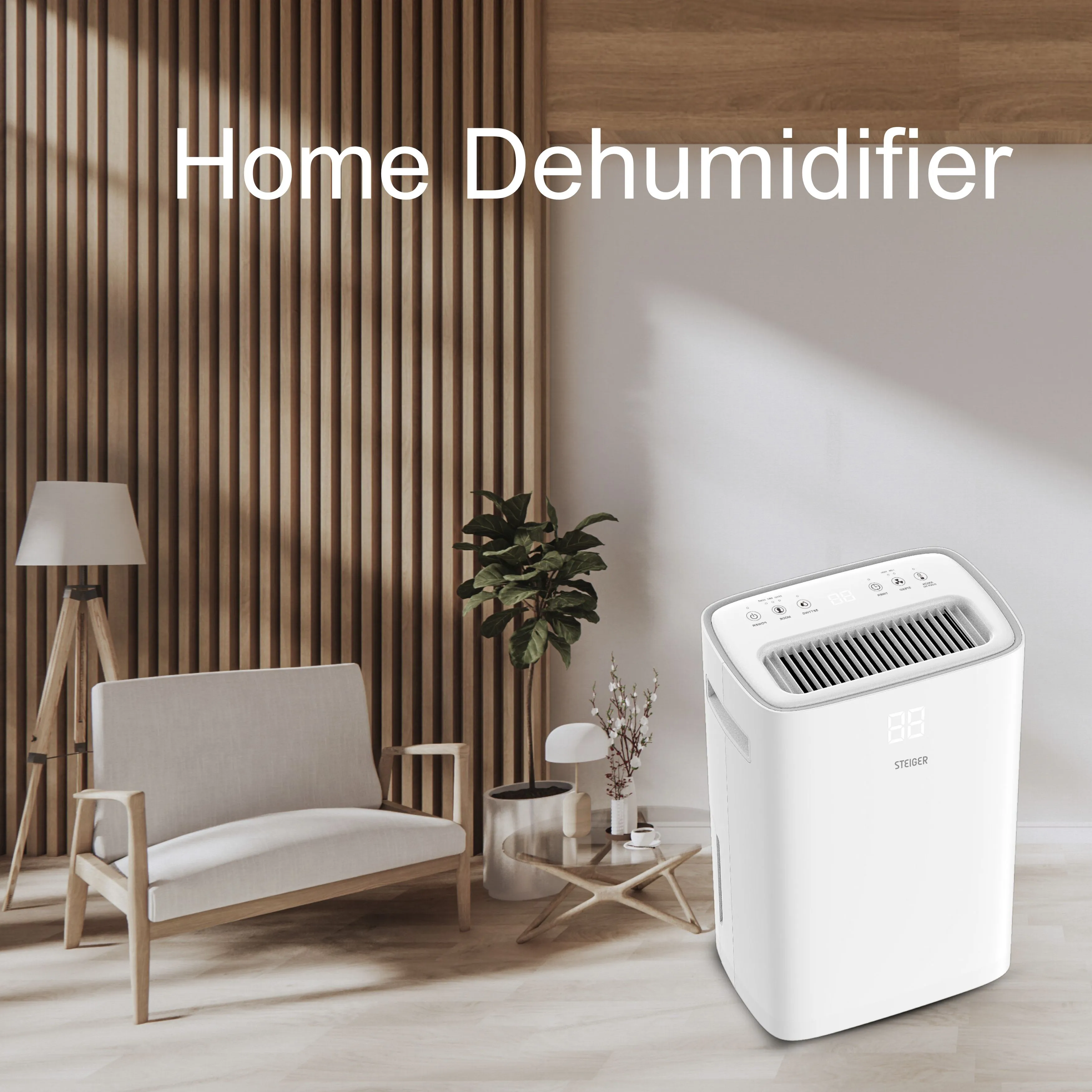Máy hút ẩm Steiger STG-820DW 20L tích hợp Wifi khóa trẻ em