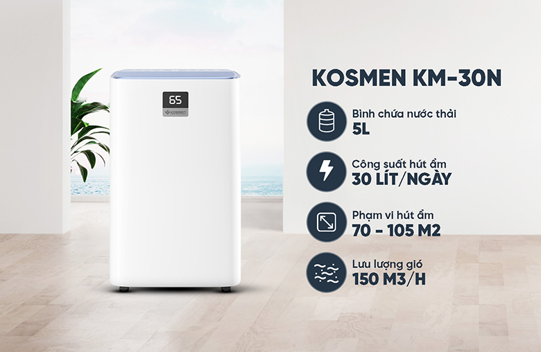 Máy hút ẩm Kosmen KM-30N