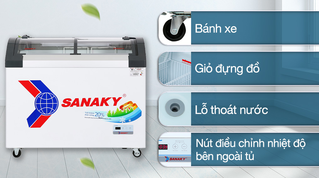 Tủ đông Sanaky 350 lít VH-4899KB