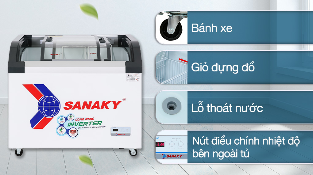 Tủ Đông Sanaky Inverter 280 lít VH-3899K3B