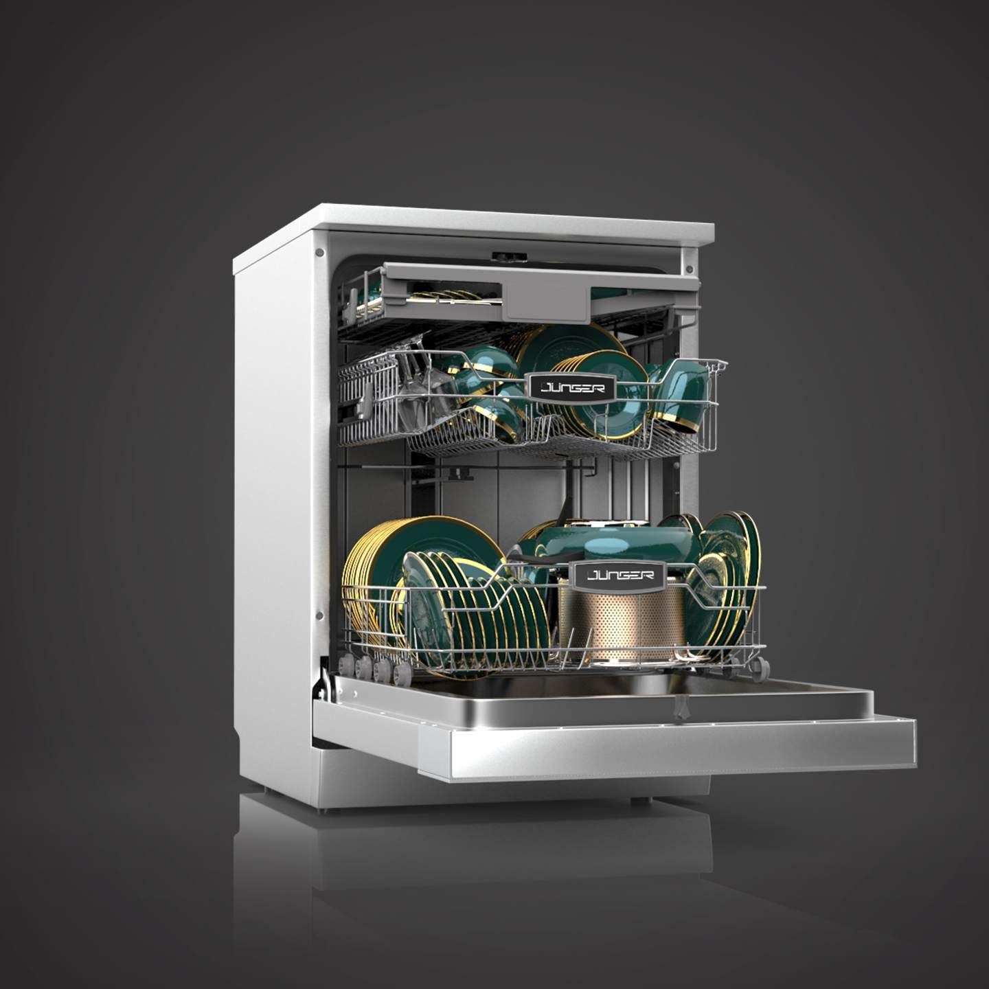 Máy rửa bát 14 bộ JUNGER DWJ-600