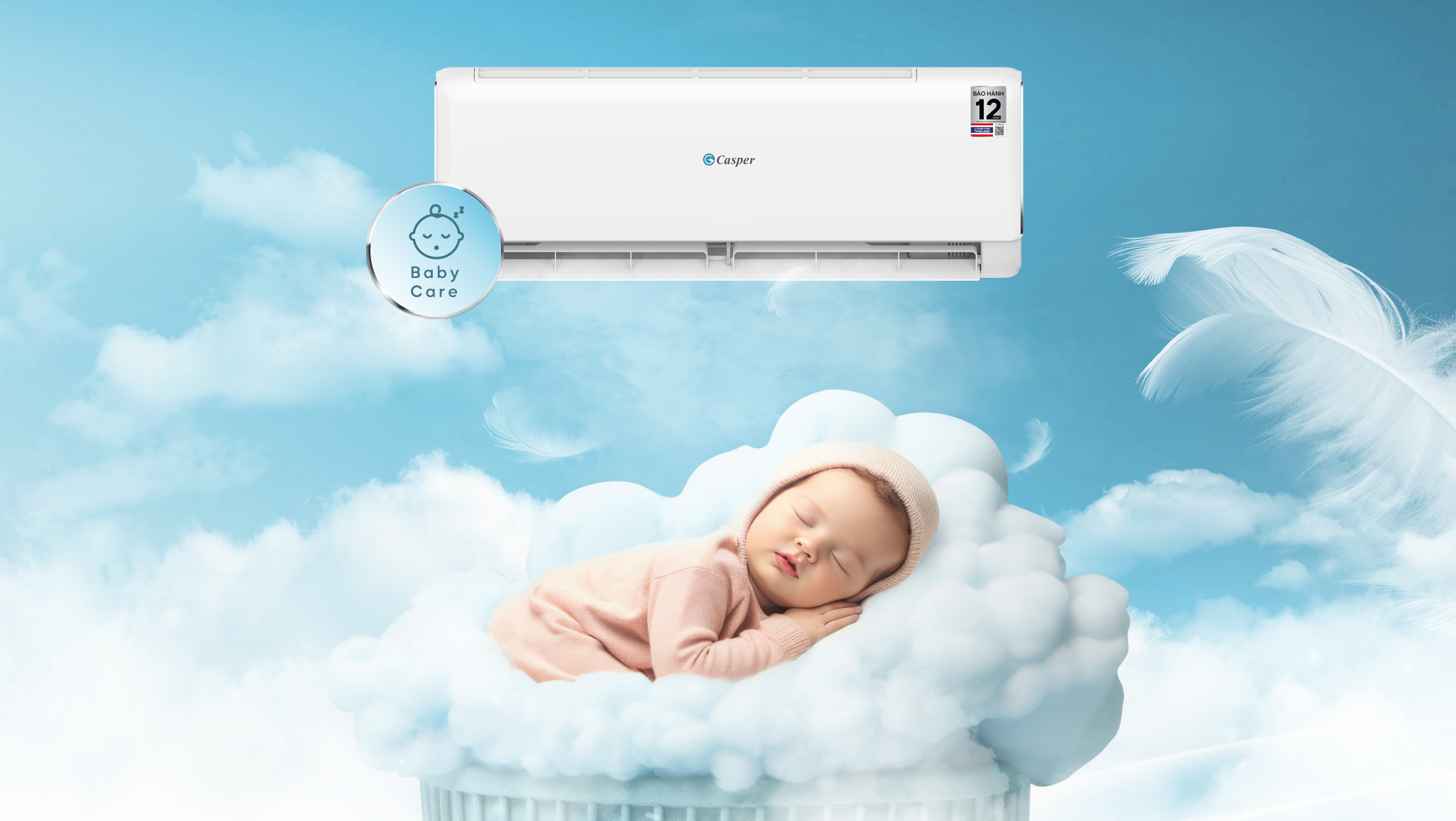 Điều hòa Casper 9000 BTU 1 chiều inverter JC-09IU36