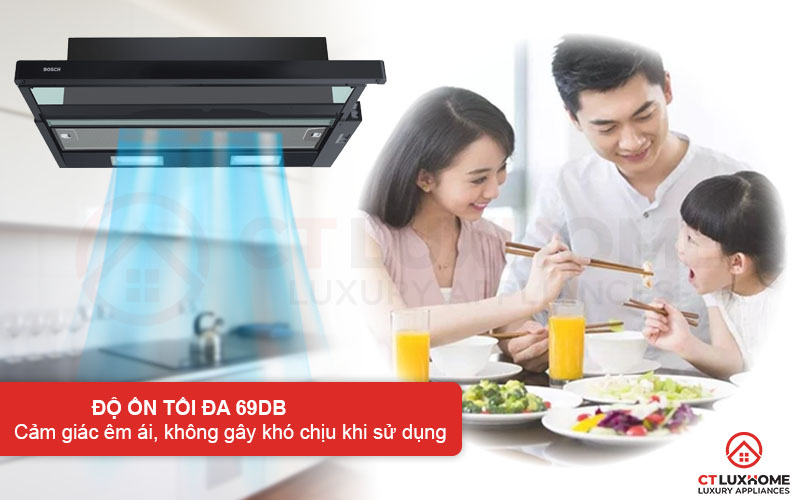 Máy hút mùi âm tủ BOSCH DFT93CA61B