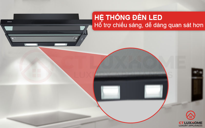 Máy hút mùi âm tủ BOSCH DFT93CA61B