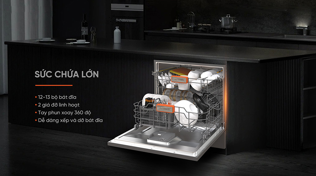 Máy rửa bát 13 bộ Junger Leopard DWJ-103
