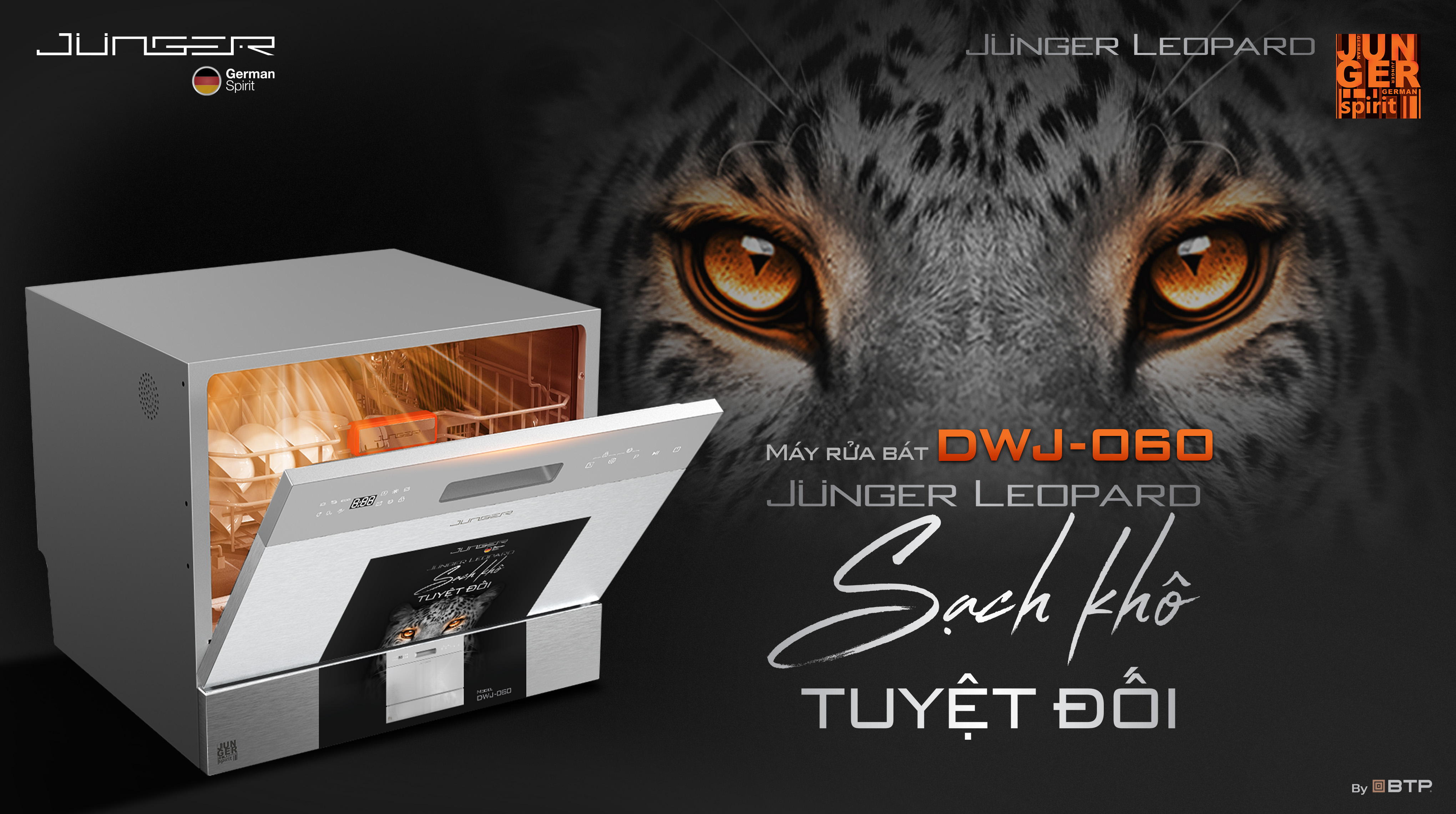 Máy rửa bát Junger Leopard DWJ-060