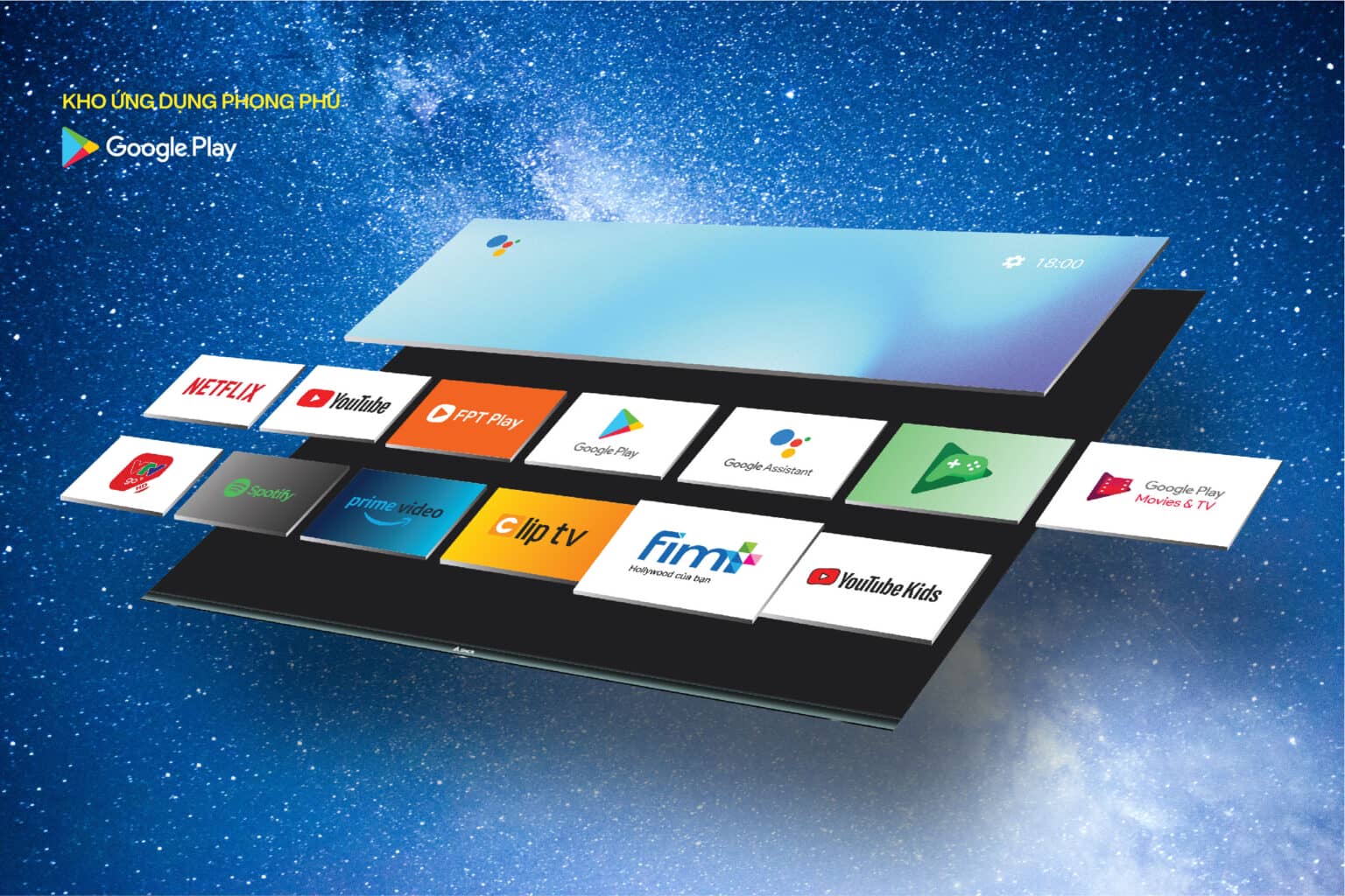TIVI QLED ASHER 4K UHD 55INCH A-55GQ7900