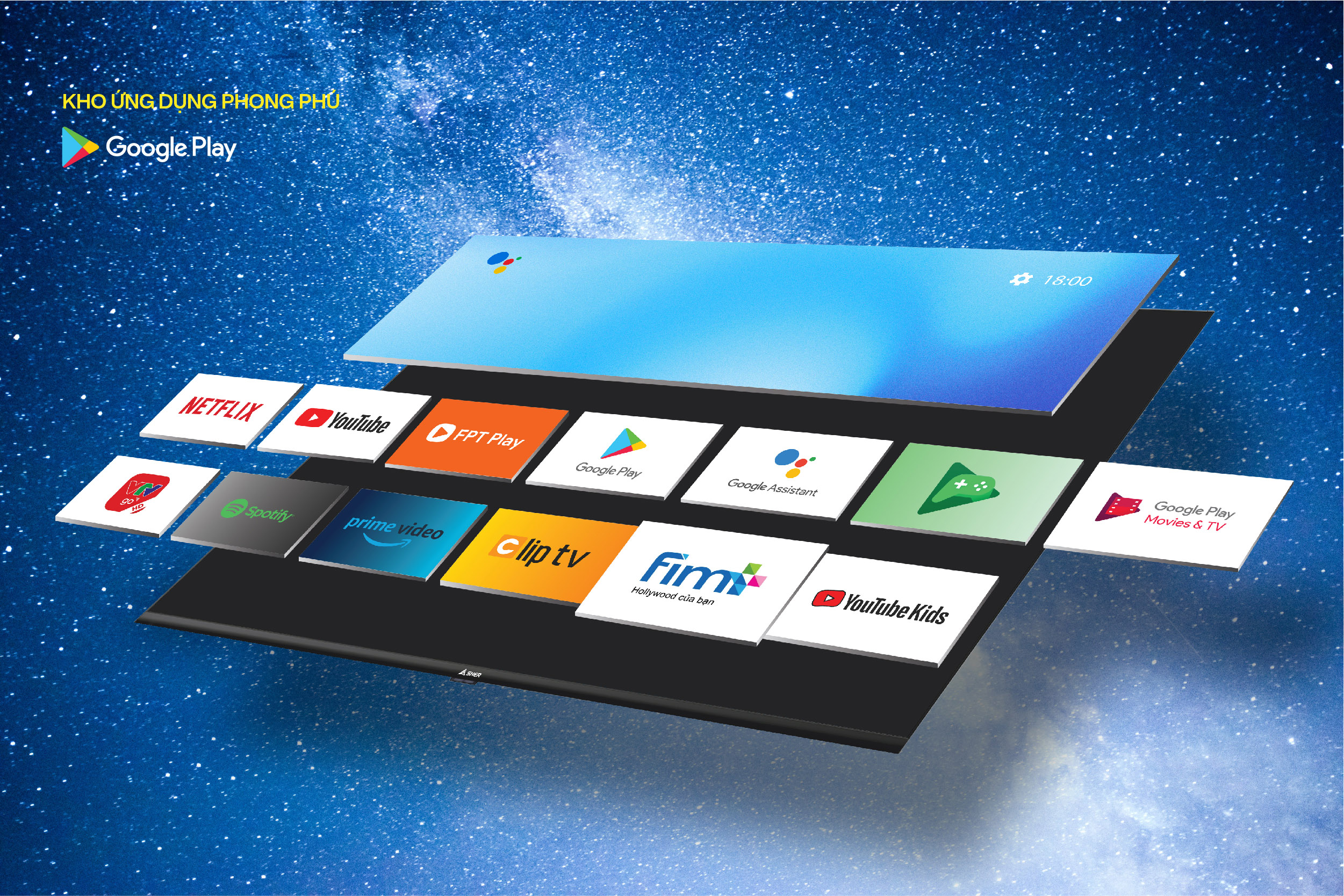 Smart Tivi Asher Full HD 43 Inch A-43GF6900