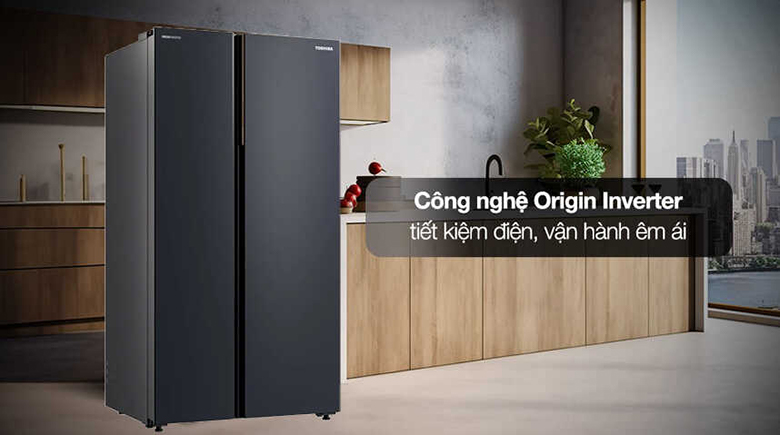 Tủ lạnh Toshiba Inverter 711 lít GR-RS910WI-PMV(06)-MG