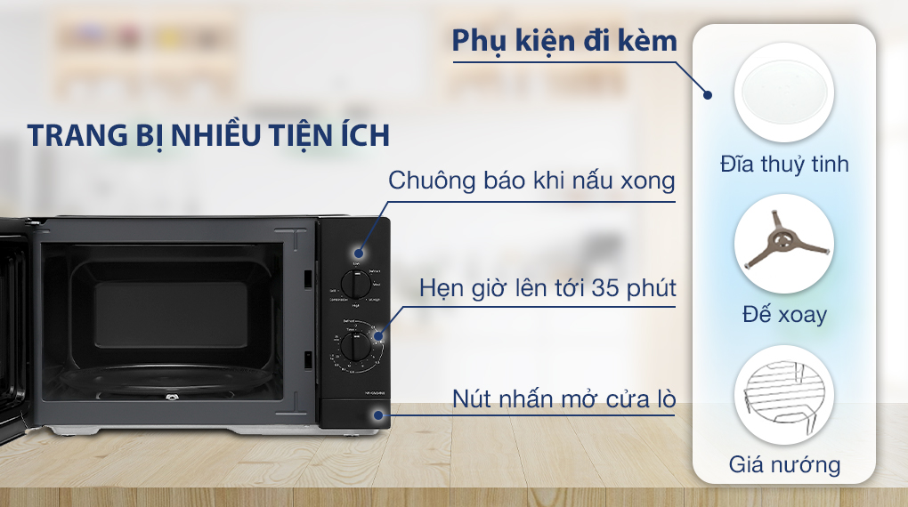 Lò vi sóng Panasonic NN-GM34NBYUE