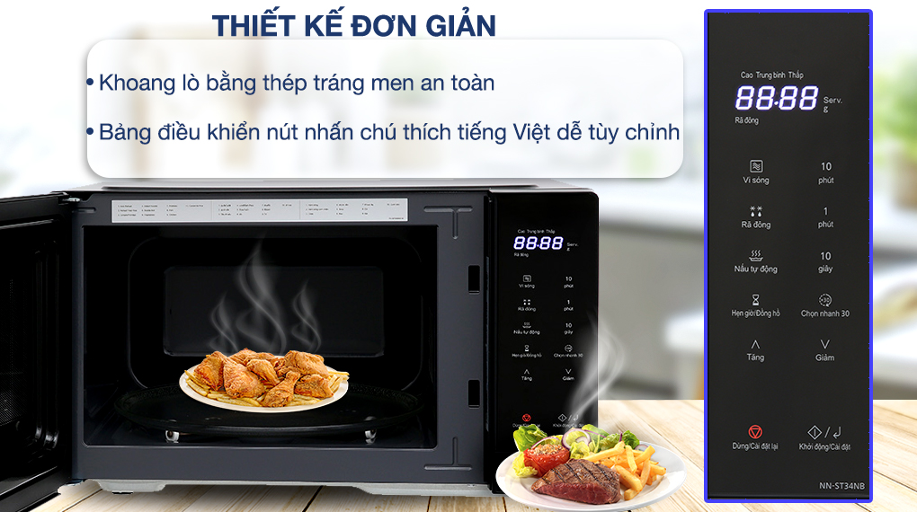 Lò vi sóng Panasonic NN-ST34NBYUE