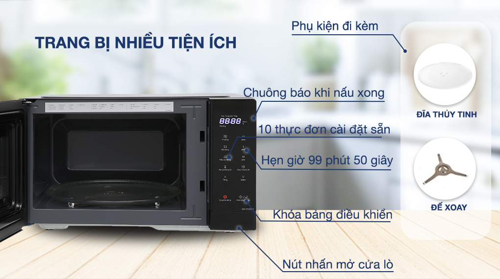 Lò vi sóng Panasonic NN-ST34NBYUE