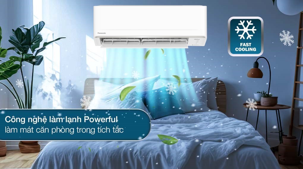 Điều hòa Panasonic 1 chiều Inverter 12000BTU CU/CS-PU12AKH-8