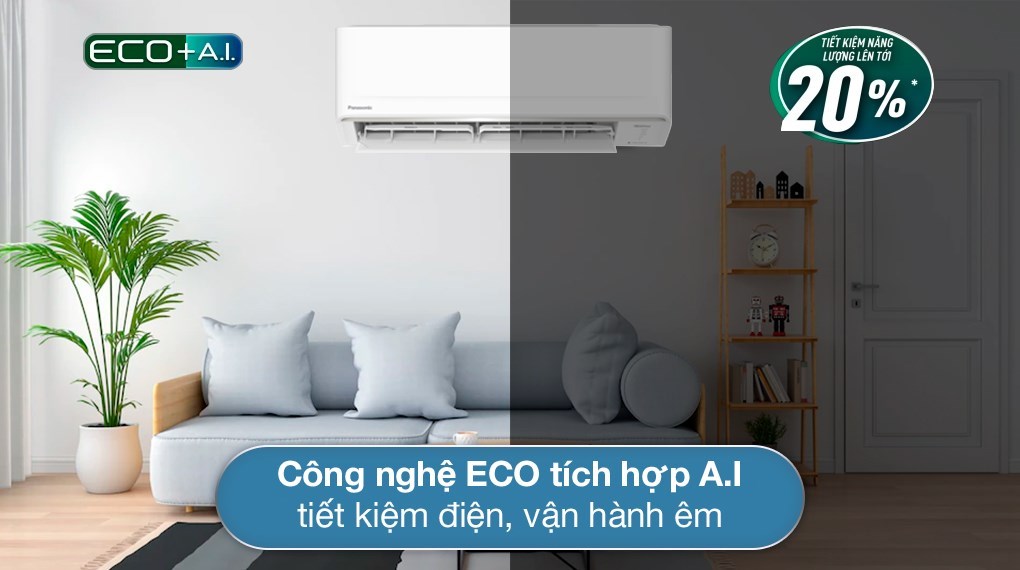 Điều hòa Panasonic 1 chiều Inverter 12000BTU CU/CS-PU12AKH-8