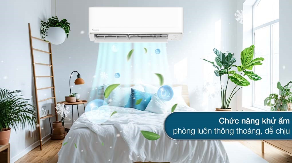 Điều hòa Panasonic 1 chiều Inverter 12000BTU CU/CS-PU12AKH-8