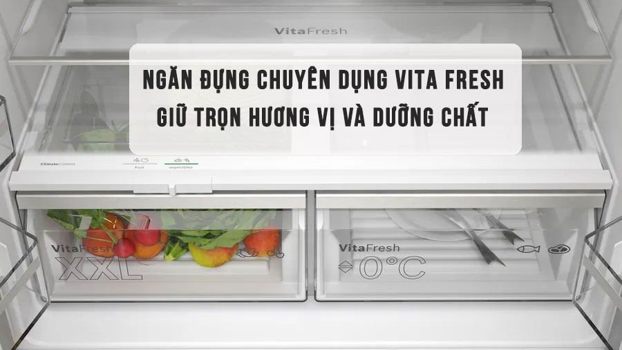 Tủ lạnh Bosch 4 cánh 574 lít KFI96AXEA