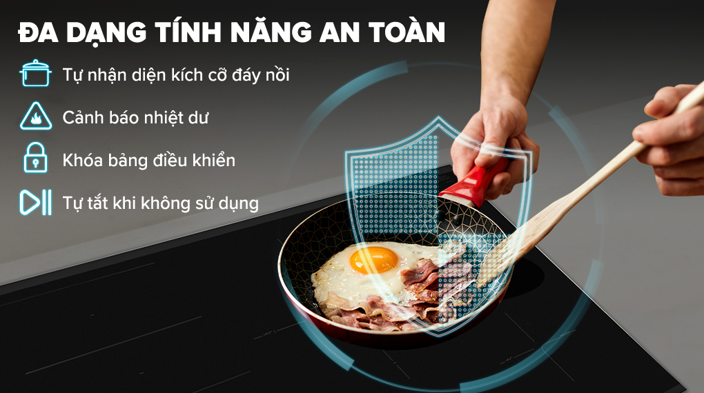 Bếp từ 4 vùng nấu Bosch PXE875DC1E