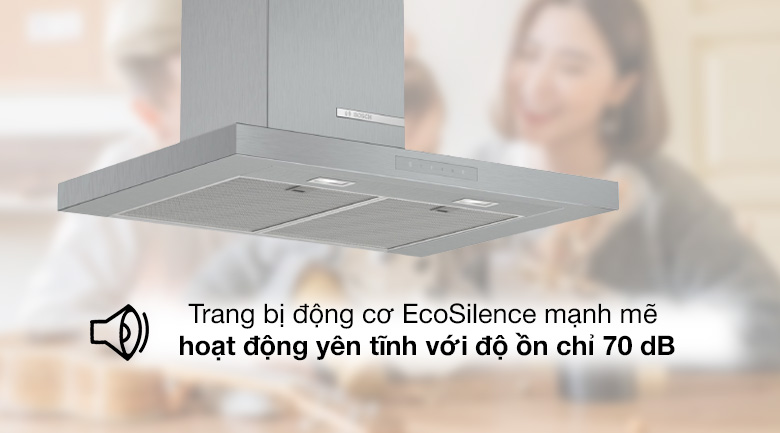 Máy hút mùi áp tường Bosch DWB77CM50