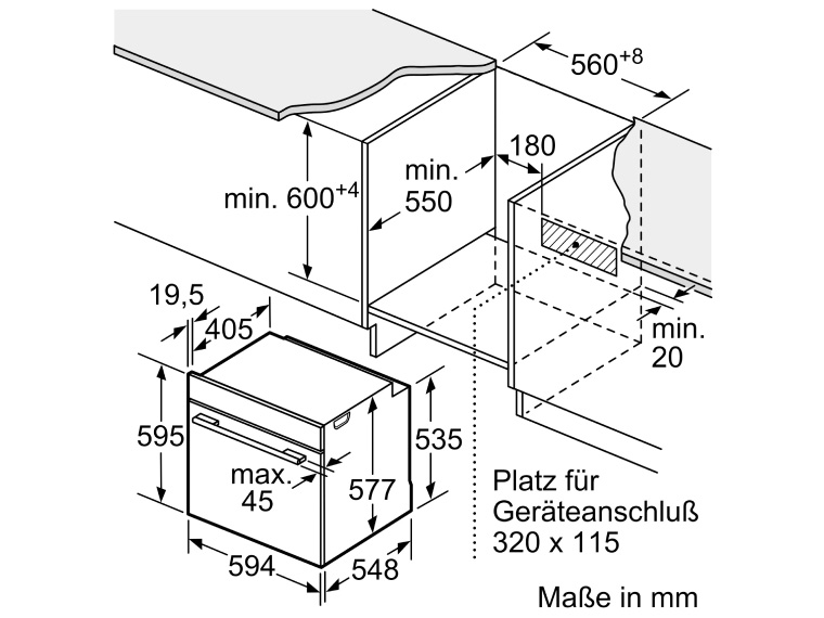 Lò nướng kèm hấp Bosch HRG7784B1