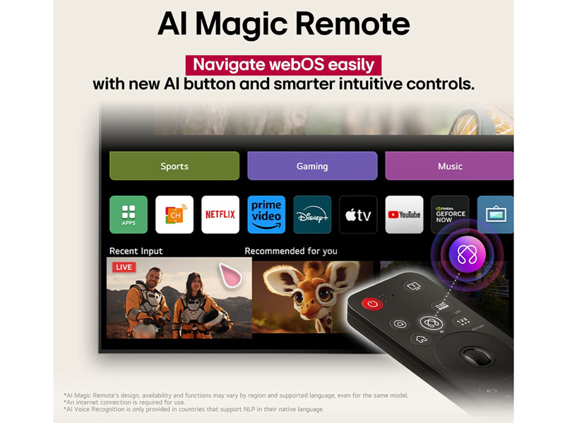 Smart Tivi QNED evo LG AI 4K 65 inch 65QNED86ASA