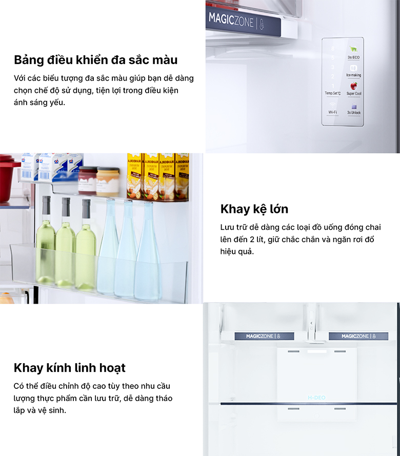 Tủ lạnh Aqua Inverter 455 lít AQR-TA518FA(SL)