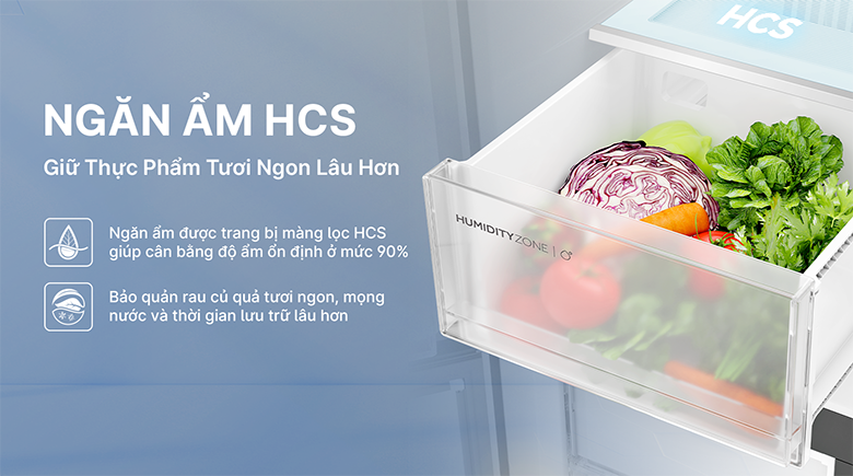 Tủ lạnh Aqua Inverter 529 lít AQR-M600XA(GB)