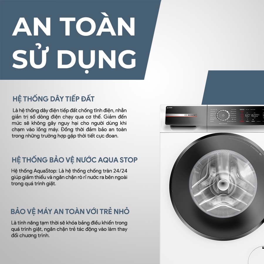 Máy giặt Bosch 10kg WGB256A40