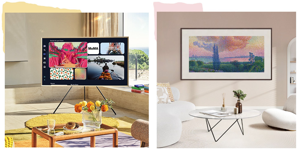 Smart Tivi Khung Tranh The Frame QLED Samsung AI 4K 75 inch QA75LS03F