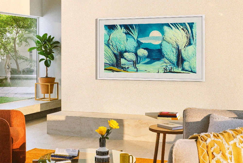 Smart Tivi Khung Tranh The Frame QLED Samsung AI 4K 55 inch QA55LS03F