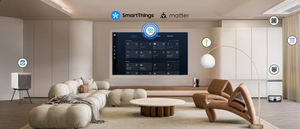 Smart Tivi OLED Samsung AI 4K 77 inch QA77S90F