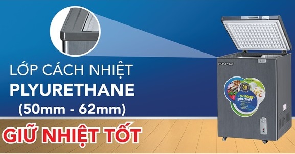 Tủ đông Hòa Phát 107 lít HPF AD6107G