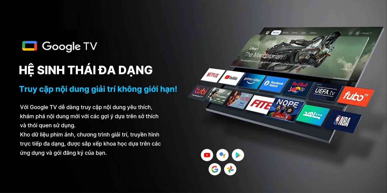 Google Tivi Aqua 4K 55 inch AQT55K85FUX