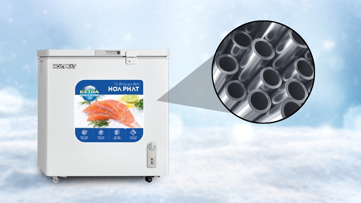 Tủ Đông Hòa Phát 162 Lít HPF AN6162