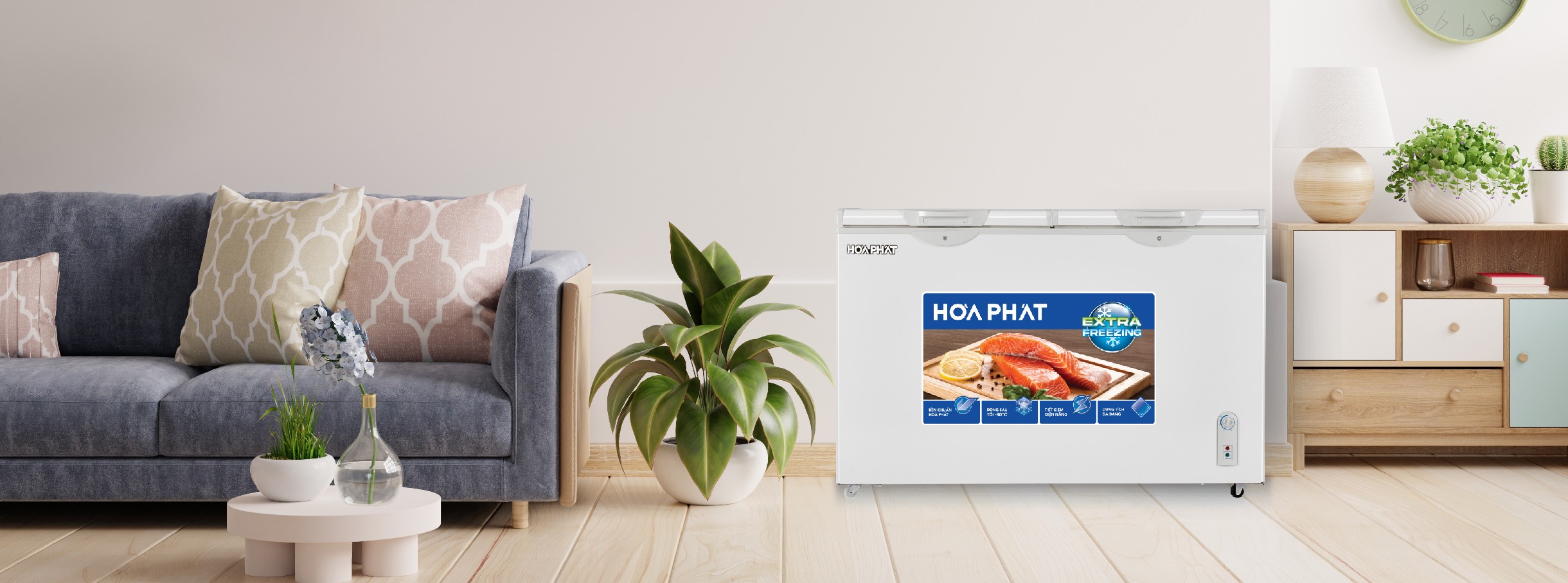 Tủ đông Hòa Phát 245 Lít HPF BN6245