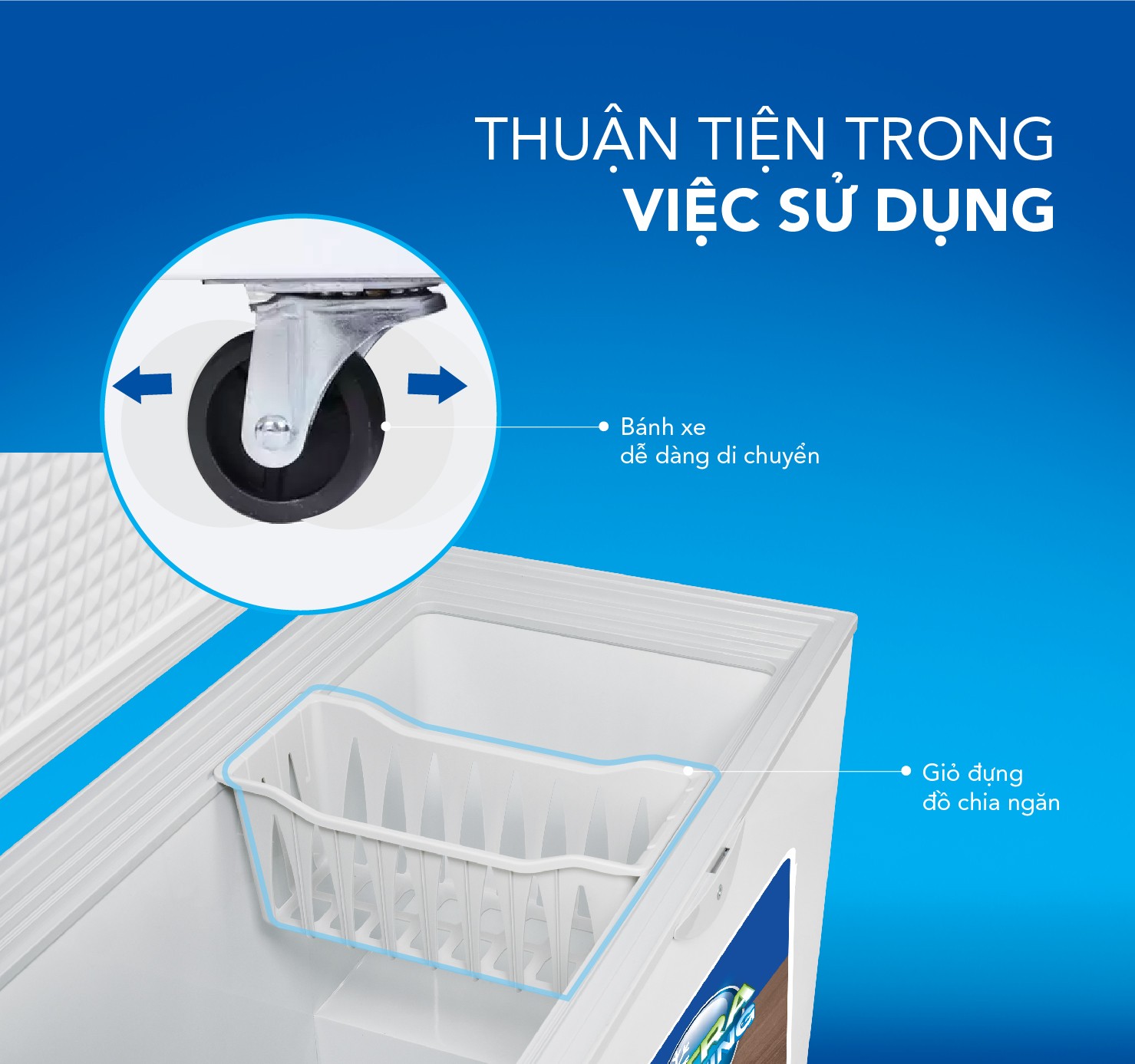 Tủ đông Hòa Phát 245 Lít HPF BN6245