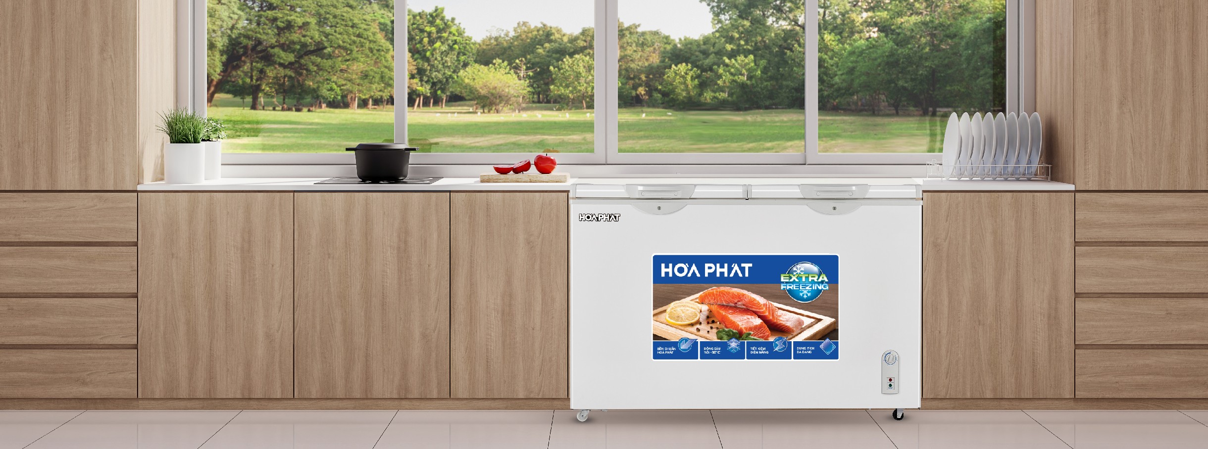 Tủ đông Hòa Phát 271 Lít HPF BN6271