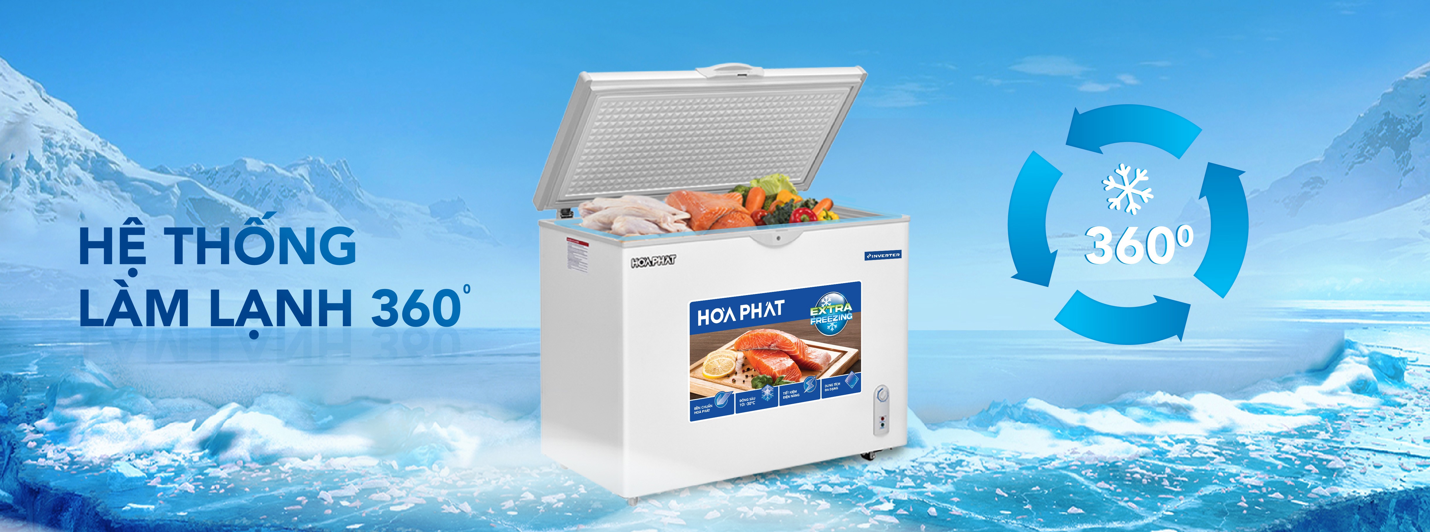 Tủ đông Hòa Phát Inverter 252 Lít HPF AD8252