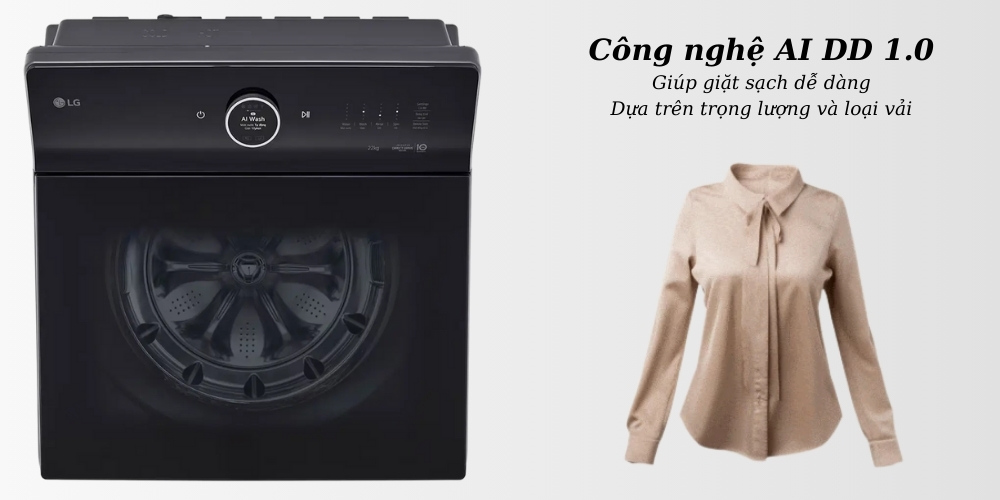 Máy giặt LG Inverter 22 kg T2522AX7G