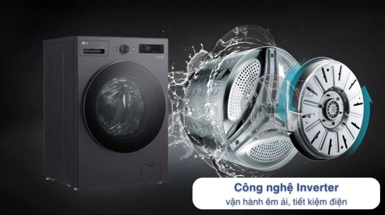 Máy giặt sấy LG Inverter giặt 15 kg - sấy 8 kg F2515RNTG