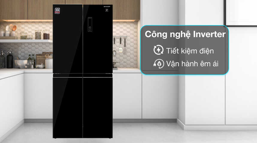 Tủ lạnh Sharp Inverter 466 lít SJ-FXP560VG-BK