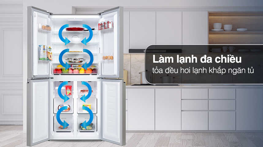Tủ lạnh Sharp Inverter 466 lít SJ-FXP560VG-BK