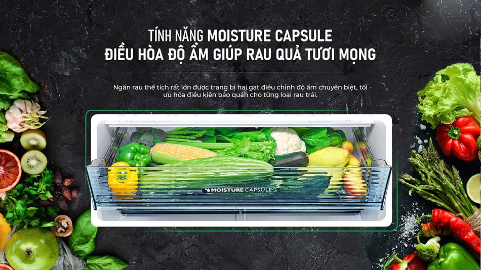 Tủ lạnh Sharp Inverter 525 lít SJ-FX610V-SL