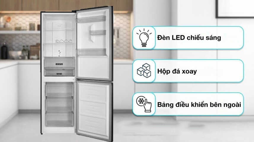 Tủ lạnh Sharp Inverter 357 lít SJ-BF330V-DG