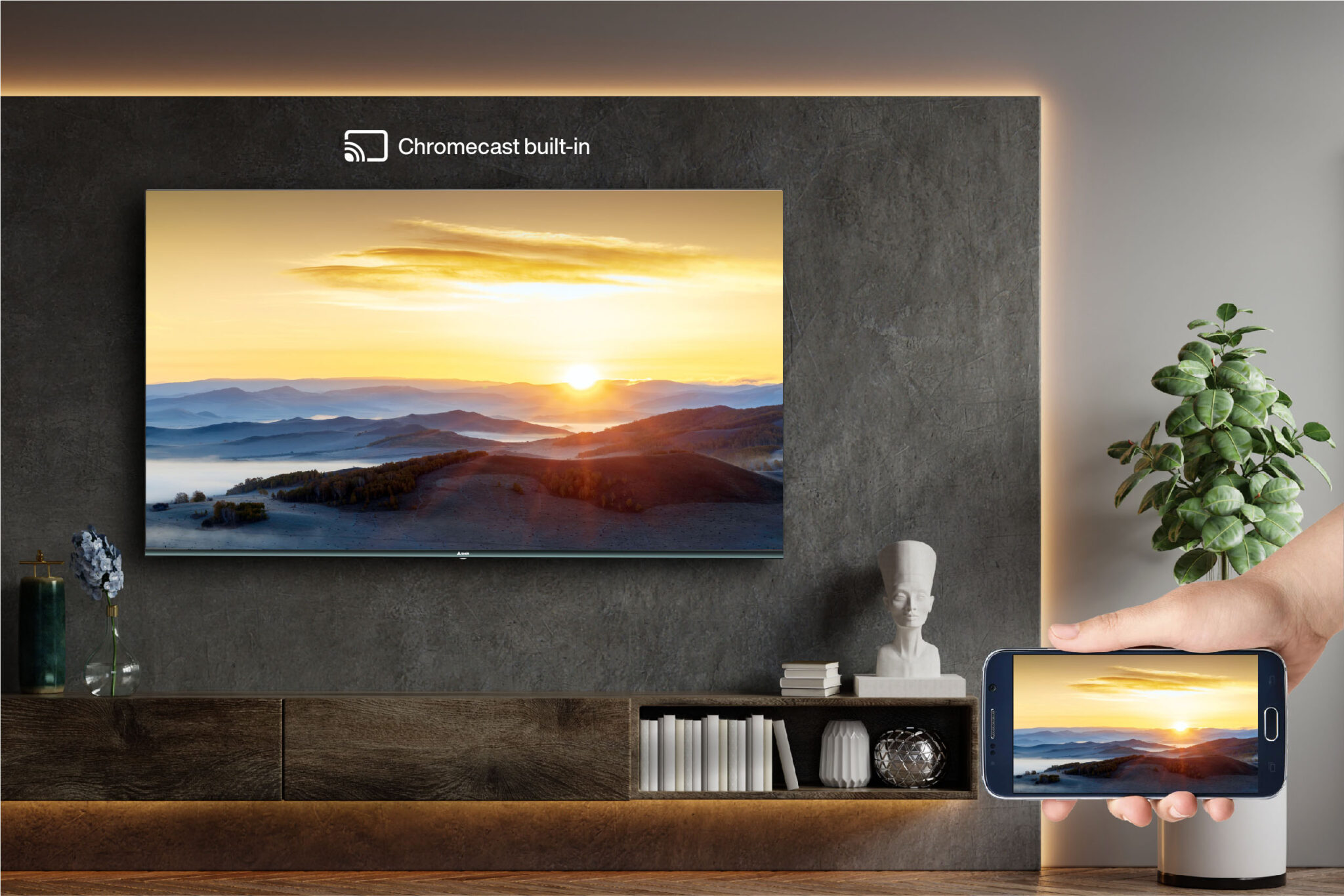 Smart Tivi QLED Asher 4K UHD 50 Inch 50GQ7500