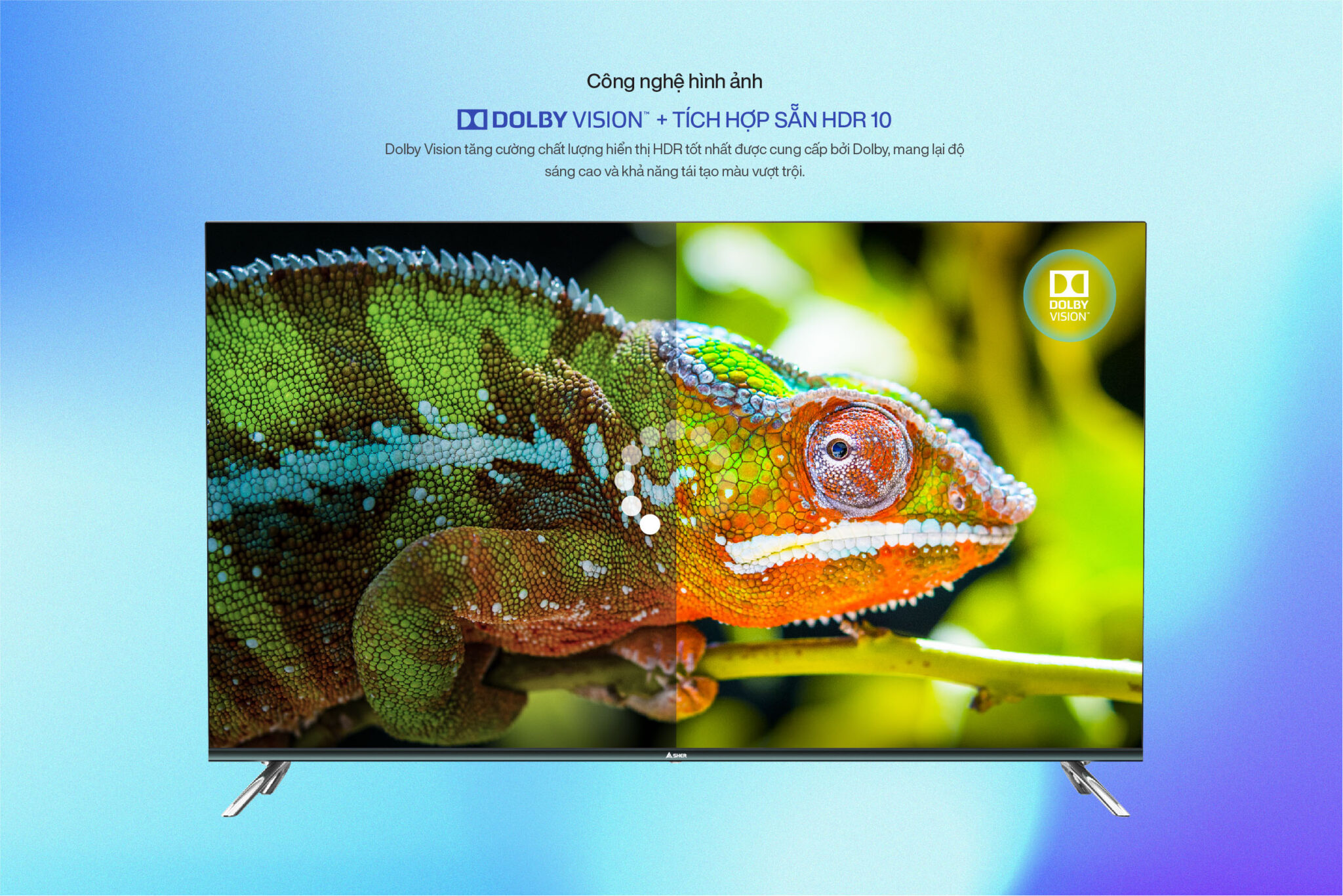 Smart Tivi QLED Asher 4K UHD 50 Inch 50GQ7500