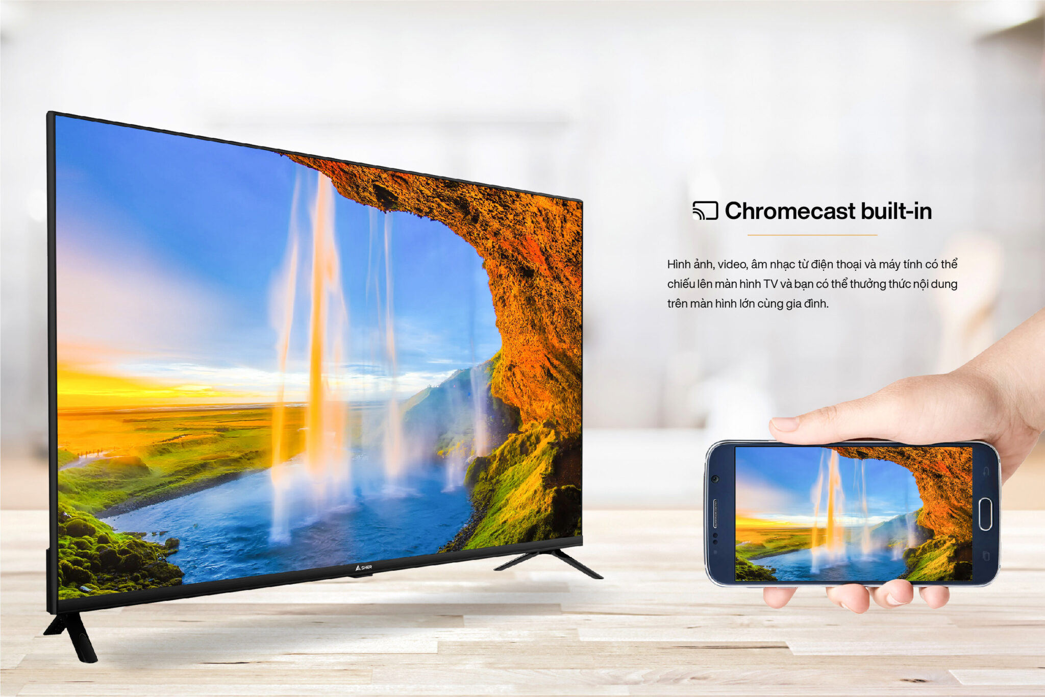 Smart Tivi Asher HD 32 inch 32GH6600