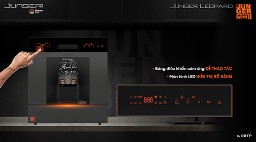 Máy rửa bát Junger 13 bộ JG Leopard DWJ-136