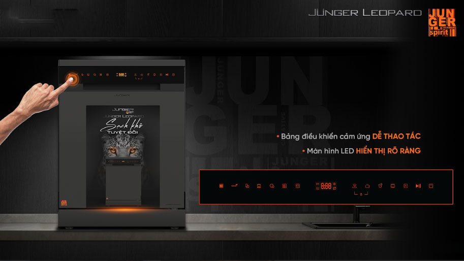 Máy rửa bát Junger JG Leopard DWJ-183