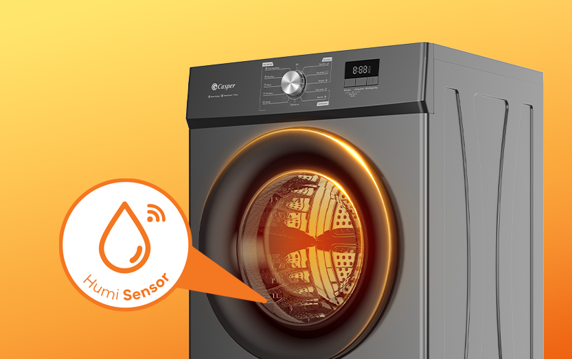 Máy sấy thông hơi Casper 9kg TD-E9VG1