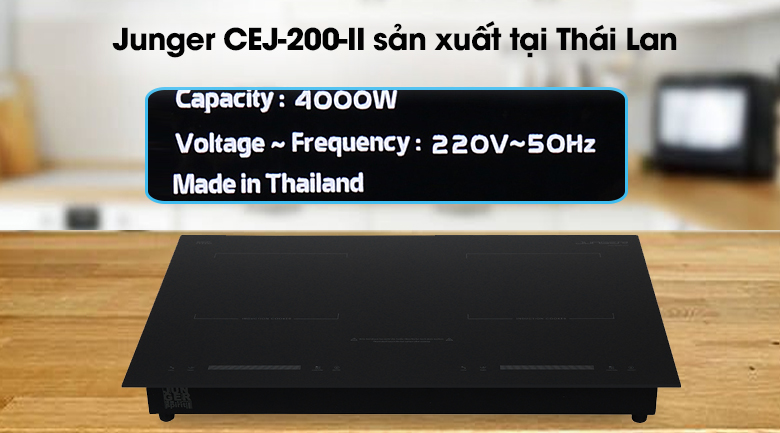 Bếp từ đôi Junger CEJ-200-II 4000W